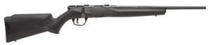 Savage Arms 70814 B17 Compact Bolt Action 17 HMR Caliber with 10+1 Capacity, 18" Barrel, Matte Blued Metal Finish & Matte Black Synthetic Stock Right Hand