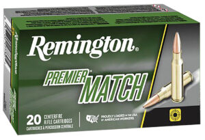 Remington Ammunition 21486 Premier Match 308Win 175gr Sierra MatchKing BTHP 20 Per Box/10 Case