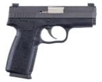 Kahr Arms KP4544N P *CA Compliant 45 ACP Caliber with 3.40" Barrel, 6+1 or 7+1 Capacity, Black Finish Frame, Serrated Matte Black Stainless Steel Slide, Textured Polymer Grip & TruGlo Night Sights