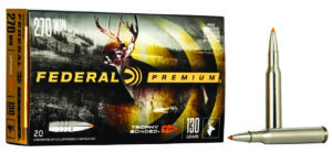 Federal P270TT1 Premium  270Win 130gr Trophy Bonded Tip 20 Per Box/10 Case