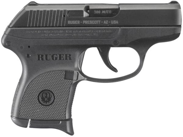 Ruger 3701 LCP  Standard Frame 380 ACP 6+1 2.75" Black Steel Barrel, Black Oxide Serrated Alloy Steel Slide, Black Polymer Frame, Black Polymer Grip, Right Hand