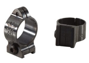 Browning 1 Inch High Matte Black Scope Ring Set