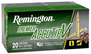 Remington Premier AccuTip-V 223 Remington 55 Grain Ammunition