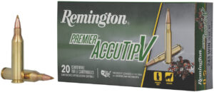 Remington Ammunition 29194 Premier Accutip-V 243Win 75gr AccuTip V Boat Tail 20 Per Box/10 Case