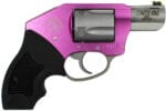 Charter Arms 53831 Undercover Lite Pink Lady Small 38 Special, 5 Shot 2" Stainless Steel Barrel & Cylinder, Pink Aluminum Frame w/Black Finger Grooved Rubber Grip, Concealed Hammer