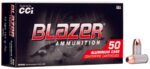 CCI Blazer 40 S&W 165 Grain Full Metal Jacket Ammunition