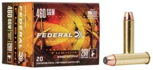 Federal Fusion 460 Smith and Wesson Magnum 260 Grain Handgun Ammunition