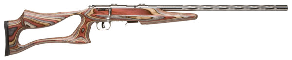 Savage Arms 92750 93 BSEV 22 WMR Caliber with 5+1 Capacity, 21" Barrel, Matte Stainless Metal Finish & Multi Laminate Stock Right Hand (Full Size)