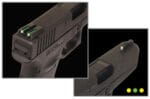 TruGlo TG131MPTY TFO  Green/Tritium/Fiber Optic Front Sight-Yellow/Tritium/Fiber Optic Rear Sight Smith & Wesson M&P