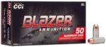 CCI Blazer 10mm 200 Grain Full Metal Jacket Ammunition