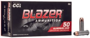 CCI Blazer 38 Special 125 Grain Jacketed Hollow Point Ammunition