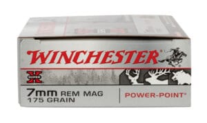 Winchester Super-X 7mm Remington Magnum 175 Grain Pointed Soft Point Ammunition