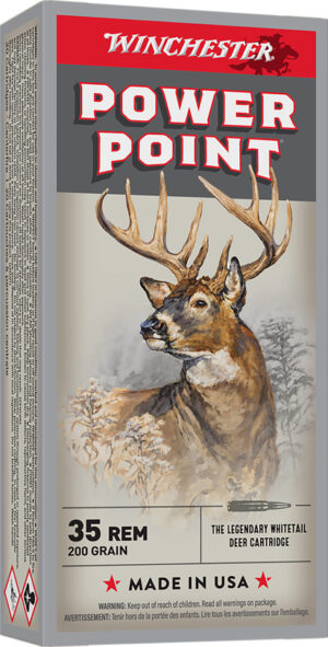 Winchester Ammo X35R1 Power-Point  35Rem 200gr 20 Per Box/10 Case