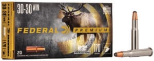 Federal Premium 30-30 Winchester 170 Grain Nosler Partition Rifle Ammunition