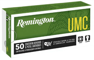 Remington Ammunition 23706 UMC  10mmAuto 180gr Full Metal Jacket 50 Per Box/10 Case