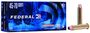 Federal 4570AS Power-Shok  45-70Gov 300gr Jacketed Soft Point 20 Per Box/10 Case