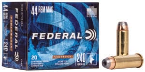 Federal Power-Shok 44 Magnum 240 Grain Jacketed Hollow Point Ammunition