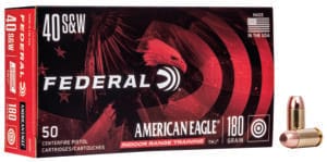 Federal American Eagle 40 S&W 180 Grain Total Metal Jacket Ammunition
