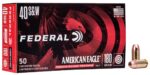 Federal American Eagle 40 S&W 180 Grain Total Metal Jacket Ammunition