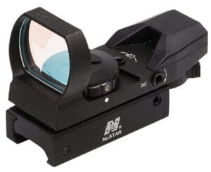 NCStar D4RGB 1x Red Green Four Reticle Reflex Sight