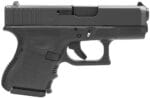 Glock PI2750201 G27 Gen3 Subcompact *CA Compliant 40 S&W  3.43" Barrel 9+1, Black Frame & Slide, Finger Grooved  Textured Polymer Grip, Safe Action Trigger