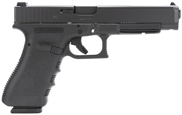 Glock PI3530101 G35 Gen3 Competition *CA Compliant 40 S&W  5.31" Barrel 10+1, Black  Frame & Slide, Finger Grooved Rough Texture Grip, Adjustable Sights, Safe Action Trigger