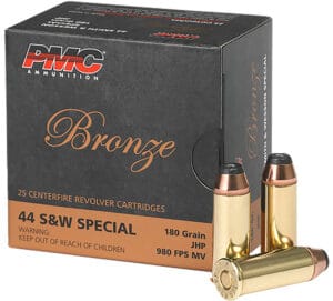PMC Bronze 44 S&W Special 180 Grain Hollow Point Ammunition