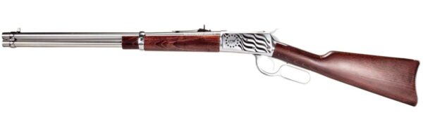 ROSSI R92 44MAG RFL 16" SS/HRDWD 8RD 1776 FLAG ENGRAVED - Image 3