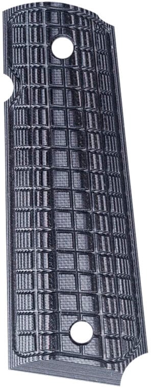 Pachmayr Tactical Checkered Black and Gray G10 Grip Panels for 1911 Pistol