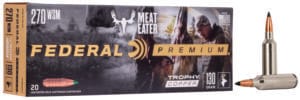 Federal Premier .270 WSM 130 Grain Trophy Copper Ammunition