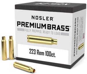 Nosler 223 Remington Unprimed Reloading Brass 100 Count