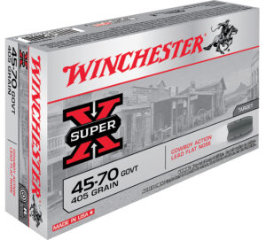 Winchester Ammo X4570CB Super X Cowboy Action 45-70Gov 405gr Lead Flat Nose 20 Per Box/10 Case