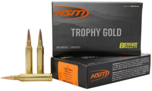 HSM 7MAG168VLD Trophy Gold Extended Range 7mm Rem Mag 168 gr Berger Hunting VLD Match 20 Per Box/ 20 Case