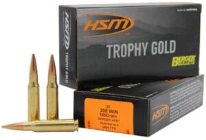HSM Trophy Gold 308 Winchester 185 Grain VLD Match Ammunition