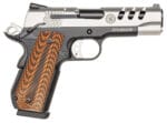 Smith & Wesson 170344 1911 Performance Center  45 ACP 4.25" Throated Barrel 8+1, Black Scandium Frame, Ported Matte Stainless Steel Slide, G10 Custom Wood Grip, Ambidextrous Safety