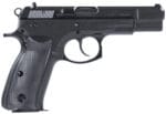 CZ-USA 91130 CZ 75 B  9mm Luger 16+1 4.60" Black Steel Barrel & Serrated Steel Slide, Black Polycoat Steel Frame w/Beavertail, Black Plastic Grip