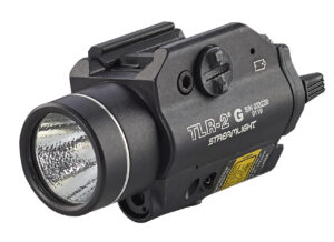 Streamlight 69250 TLR-2 G Gun Light  Black Anodized 300 Lumens White LED/Green Laser