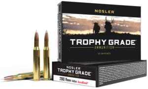 Nosler Trophy Grade 280 Remington 140 Grain AccuBond Ammunition