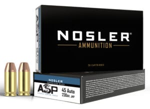 Nosler Assured Stopping Power 45 ACP 230 Grain Hollow Point Ammunition