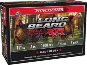 Winchester Long Beard XR 12 Gauge 3 Inch 1.75oz Number 5 Shot Shotgun Ammunition