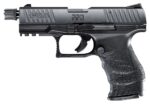 Walther Arms 5100304 PPQ M2 SD Tactical 22 LR 10+1 4" Threaded Steel Barrel, Matte Black Tenifer Serrated/Steel Slide, Black Polymer Frame w/Picatinny Rail, Black Polymer Grips