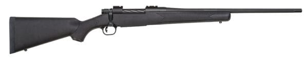Mossberg 27884 Patriot Synthetic 270 Win 5+1 22" Fluted Barrel w/Recessed Match Crown, Matte Blued Metal Finish, Spiral-Fluted Bolt, Synthetic Stock, Drop Box Magazine, Adjustable LBA Trigger