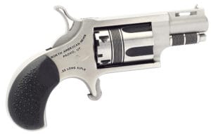 North American Arms 22 LR 5 Round 1.13 Inch Stainless Revolver
