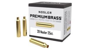 Nosler 28 Nosler Unprimed Reloading Brass 25 Count
