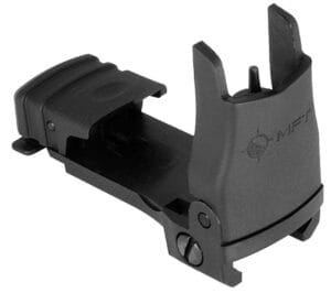 Mission First Tactical Backup Flip Up Front Sight Black 0.25 MOA Adjustment