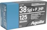 Aguila 38 Special 125 Grain Jacketed Hollow Point 50 Round Ammunition