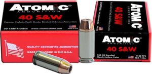 ATOMIC 40 SW 180GR BONDED JHP - 20RD 10BX/CS