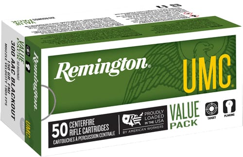 Remington UMC 300 Blackout 150 Grain FMJ Ammunition