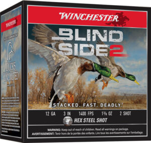 WINCHESTER BLIND SIDE 2 12GA - 3" 1-3/8OZ #2 25RD 10BX/CS