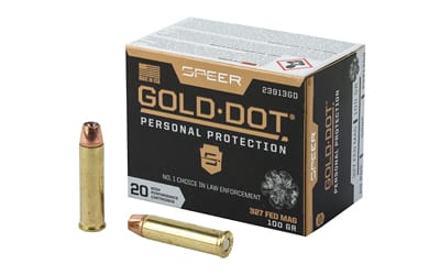 Speer Gold Dot 327 Federal Magnum 100 Grain Hollow Point Ammunition